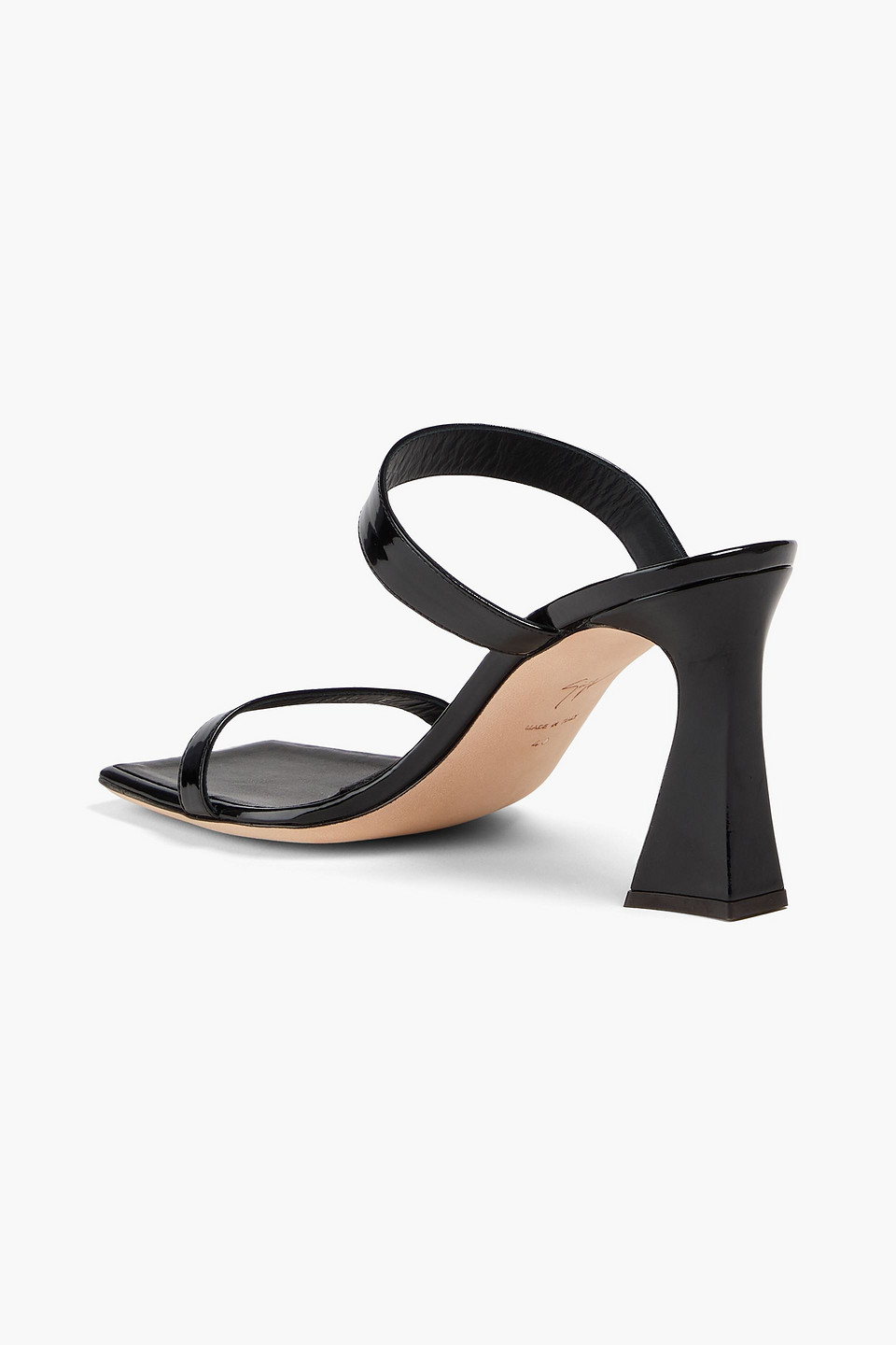  Giuseppe Zanotti - Mules „cantadora“ In Glanz-optik - Schwarz - Eu 35 