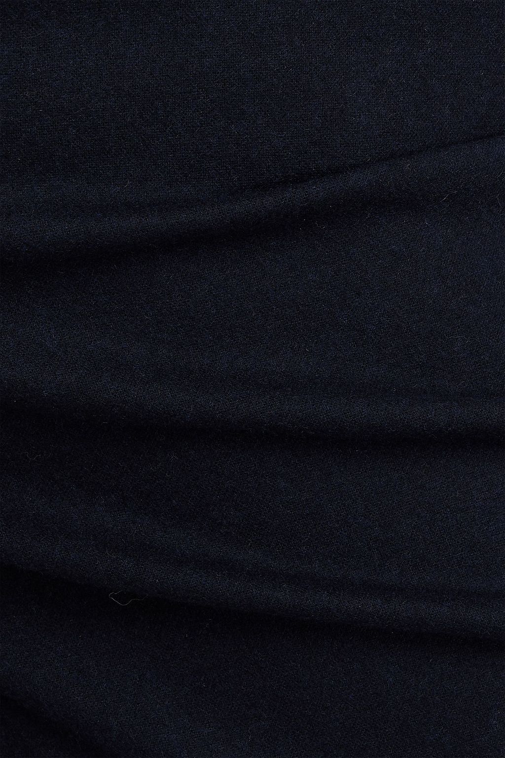 TOTEME Asymmetric wool-blend flannel top