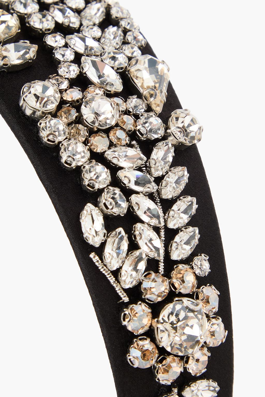 ERDEM Crystal-embellished satin headband