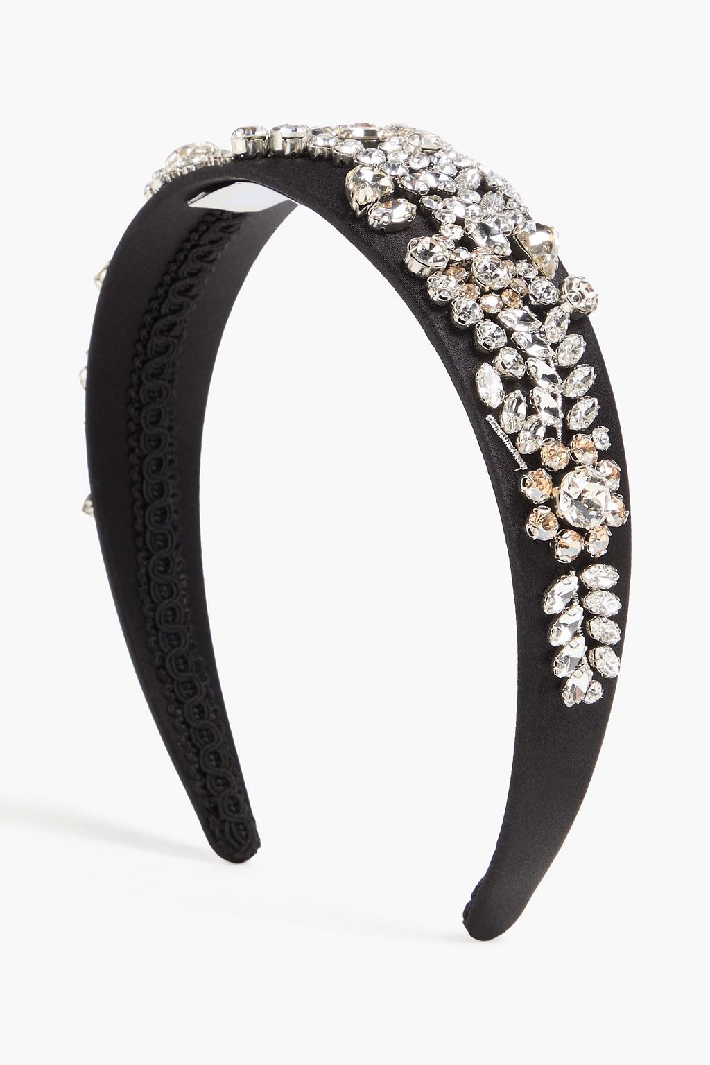 ERDEM Crystal-embellished satin headband