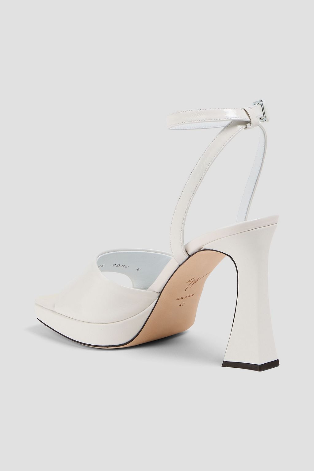 GIUSEPPE ZANOTTI Vanilla 85 platform mules