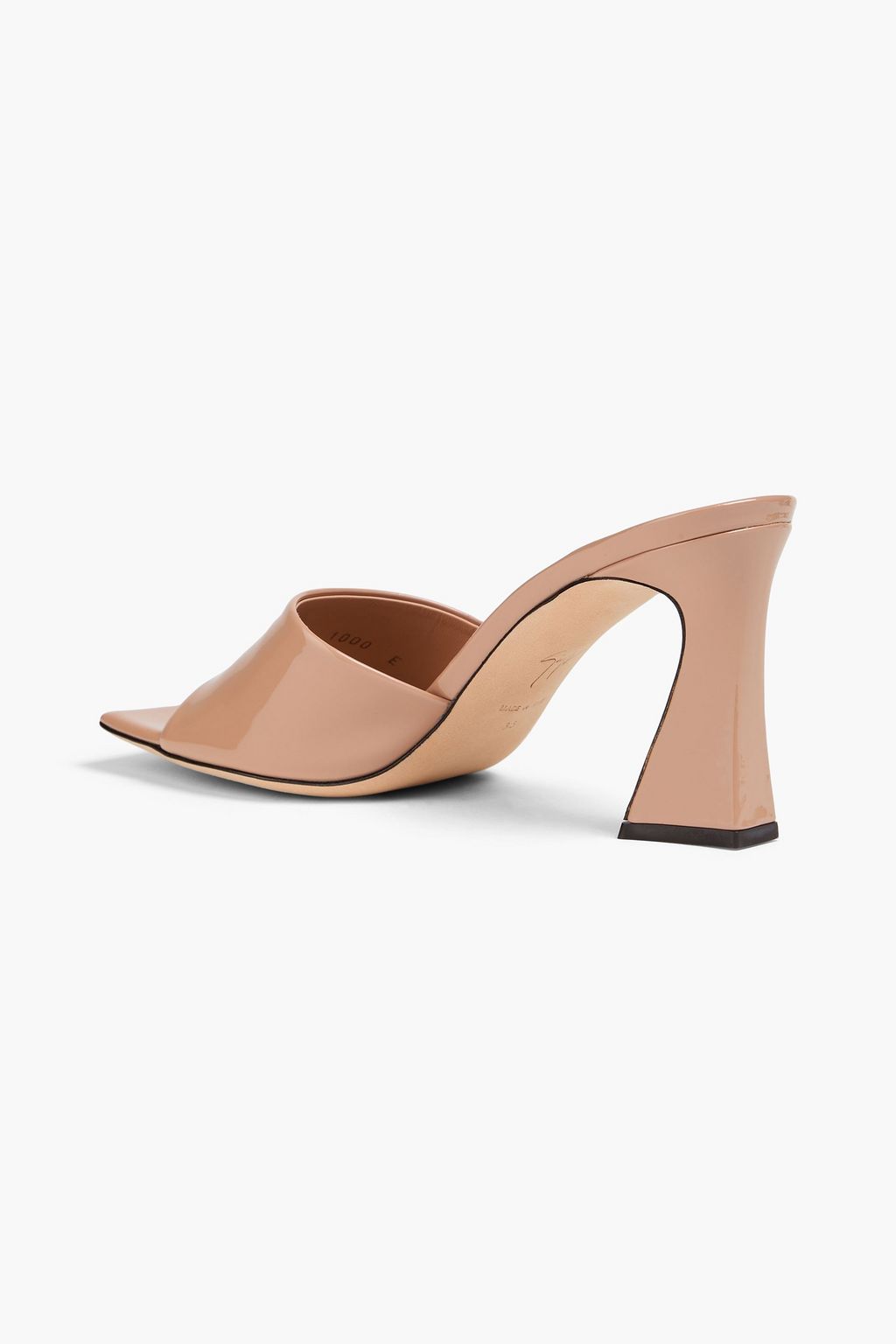 GIUSEPPE ZANOTTI Solhene 85 glossed mules