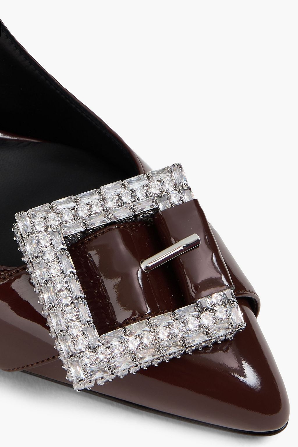 GIUSEPPE ZANOTTI Glänzende Pumps mit Verzierung