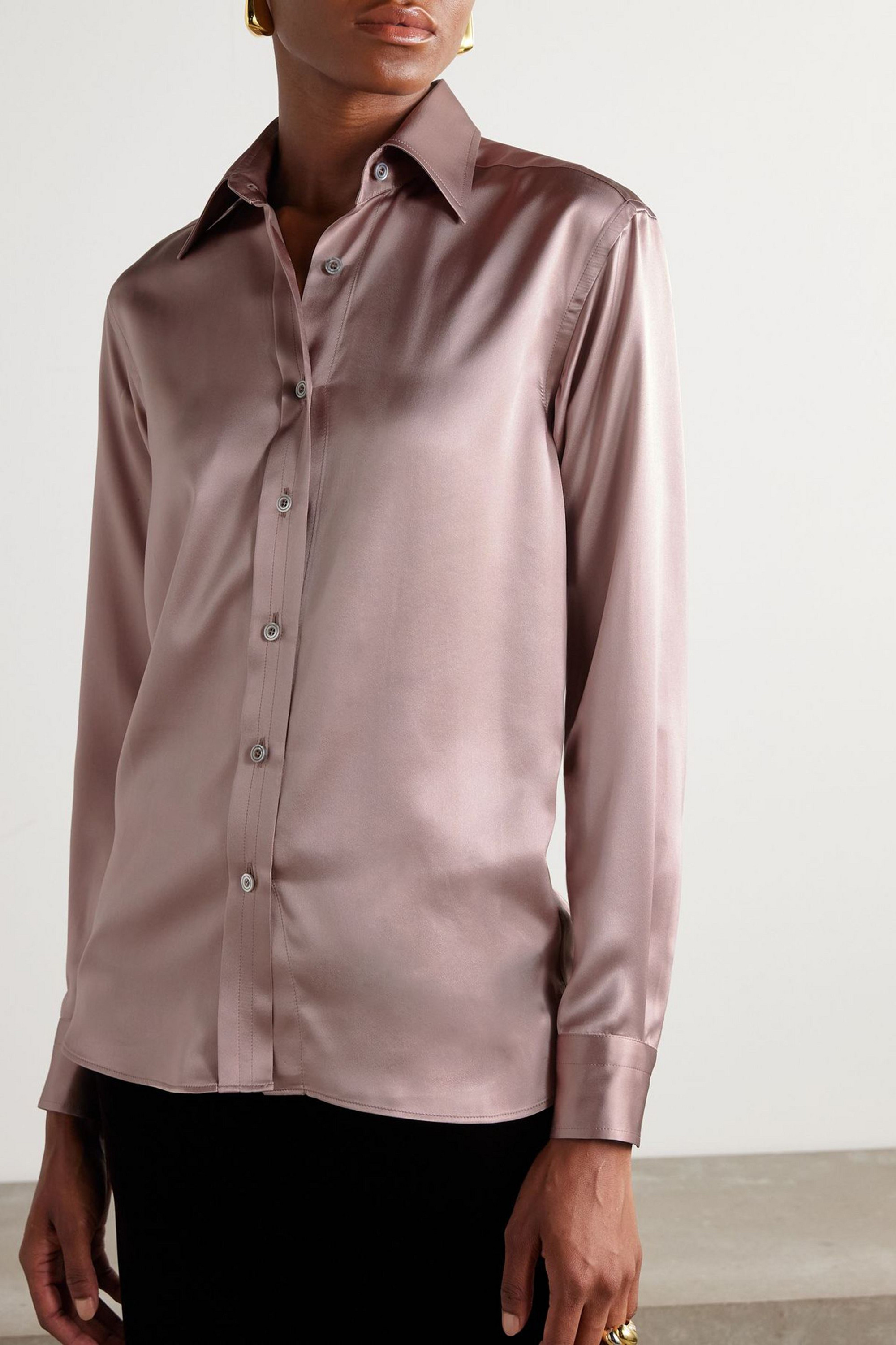 Tom Ford Silk-charmeuse shirt