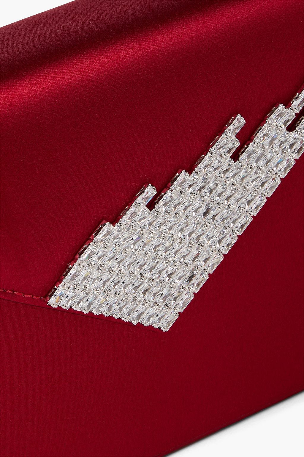 GIUSEPPE ZANOTTI Iveery satin clutch