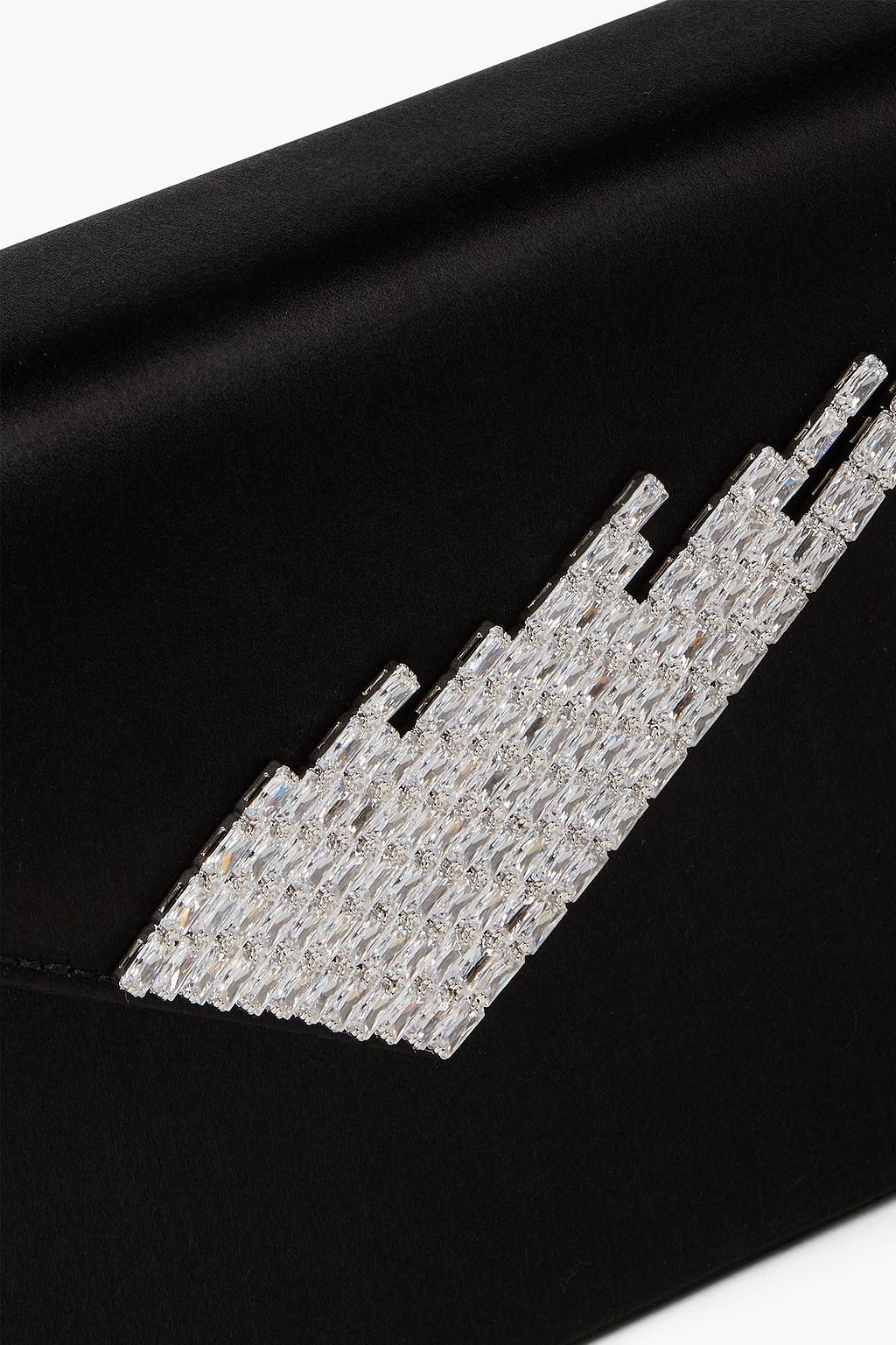 GIUSEPPE ZANOTTI Iveery satin clutch