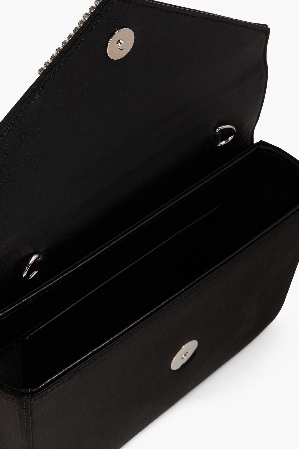 GIUSEPPE ZANOTTI Iveery satin clutch