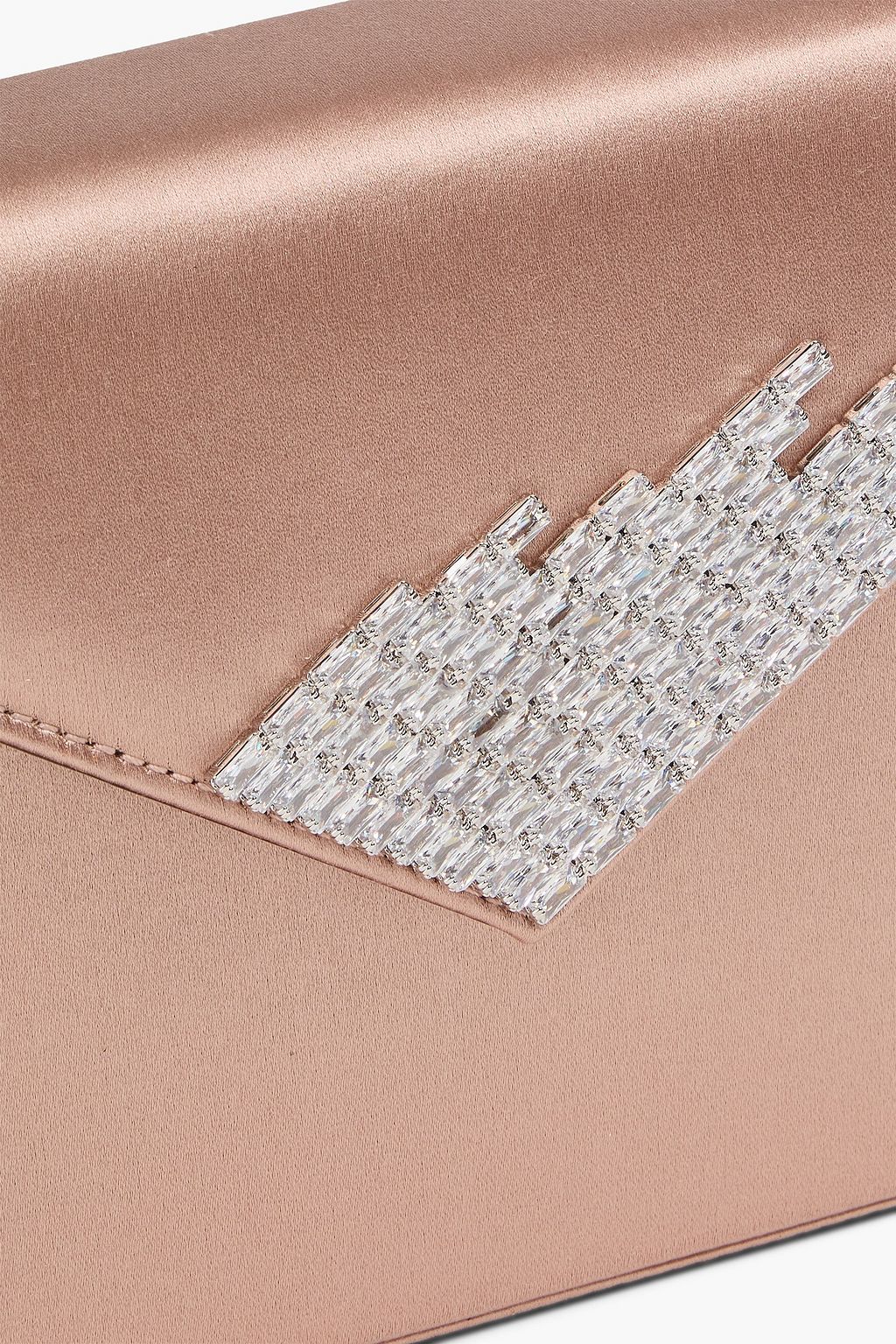 GIUSEPPE ZANOTTI Iveery satin clutch