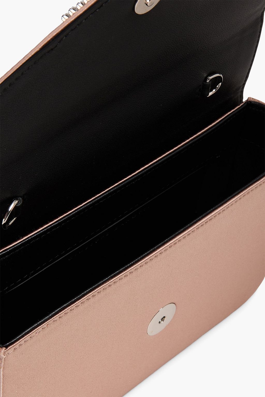 GIUSEPPE ZANOTTI Iveery satin clutch