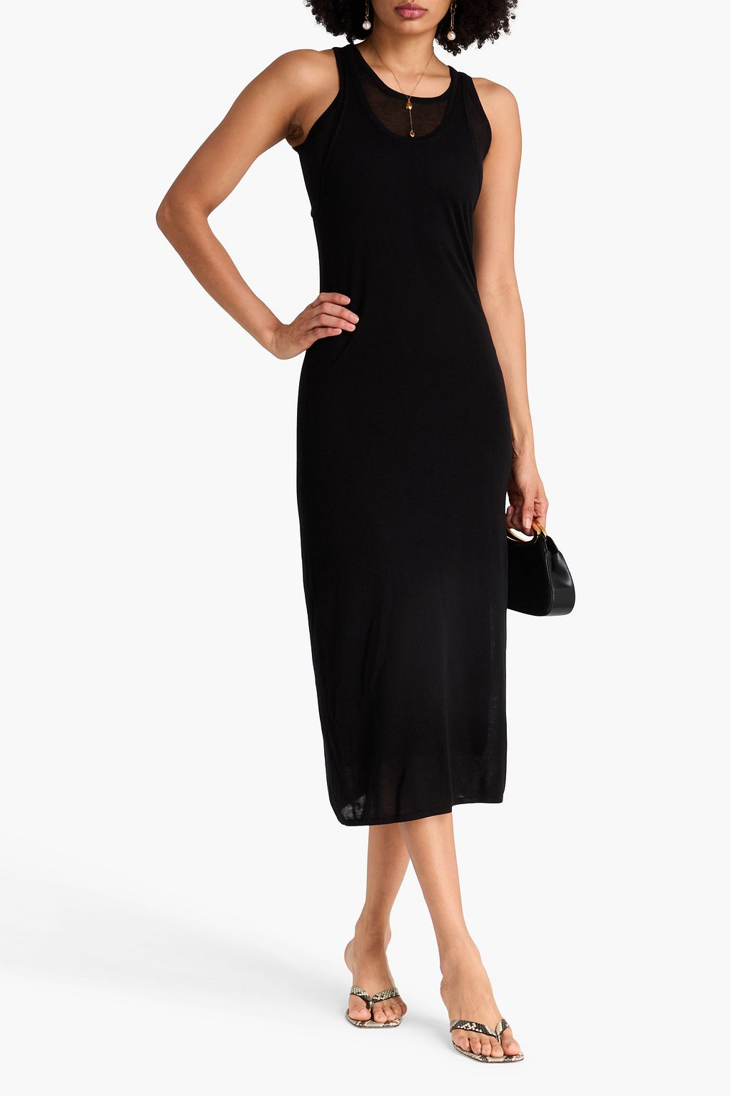 TOTEME TENCEL™ Lyocell-blend midi dress