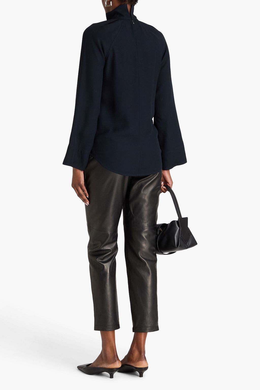 TOTEME Satin-crepe blouse