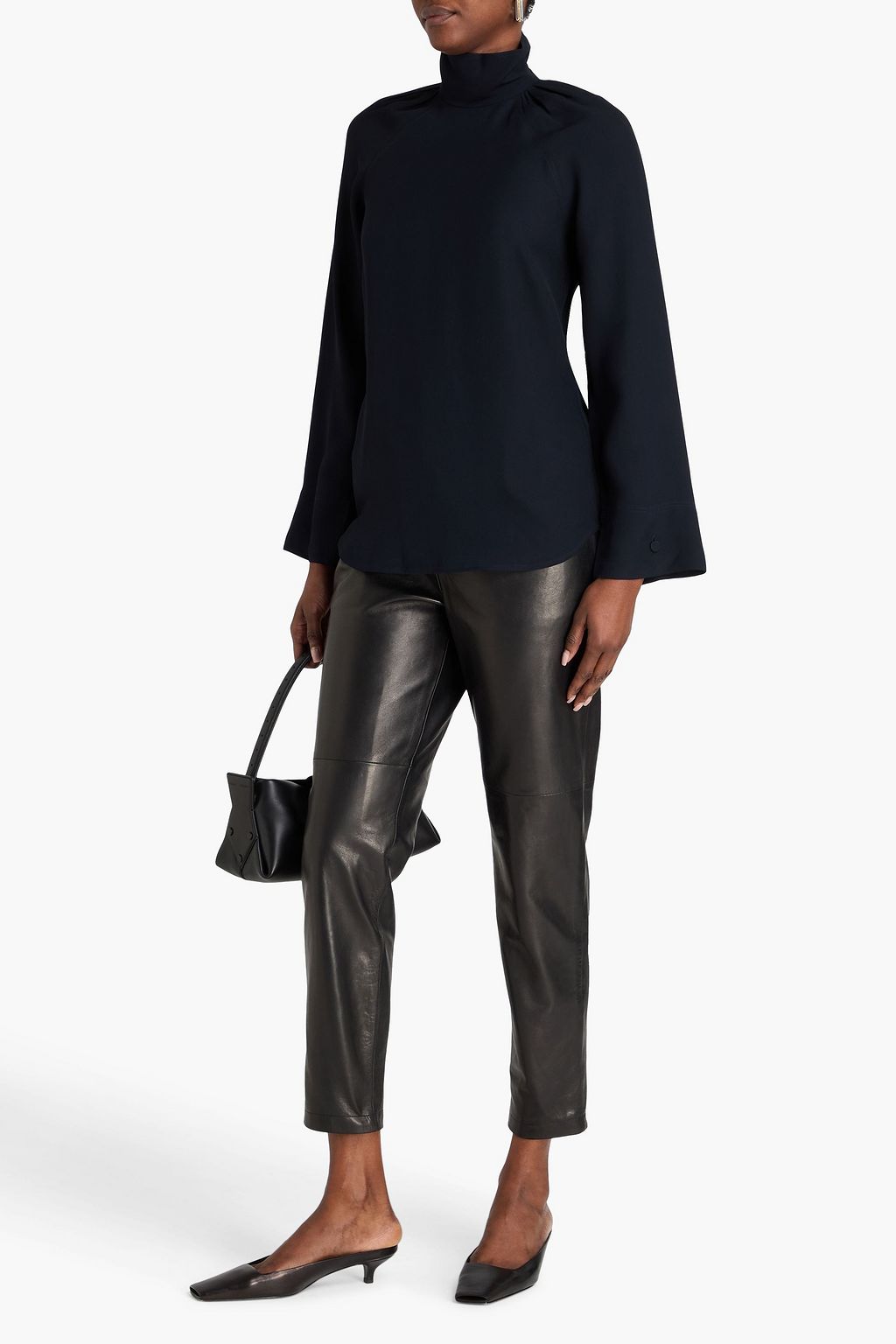 TOTEME Satin-crepe blouse