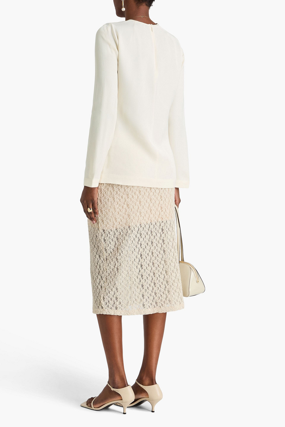 Totême Crepe Top In Multi