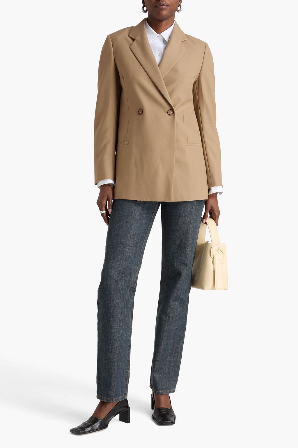 TOTEME Doppelreihiger Blazer aus Crêpe