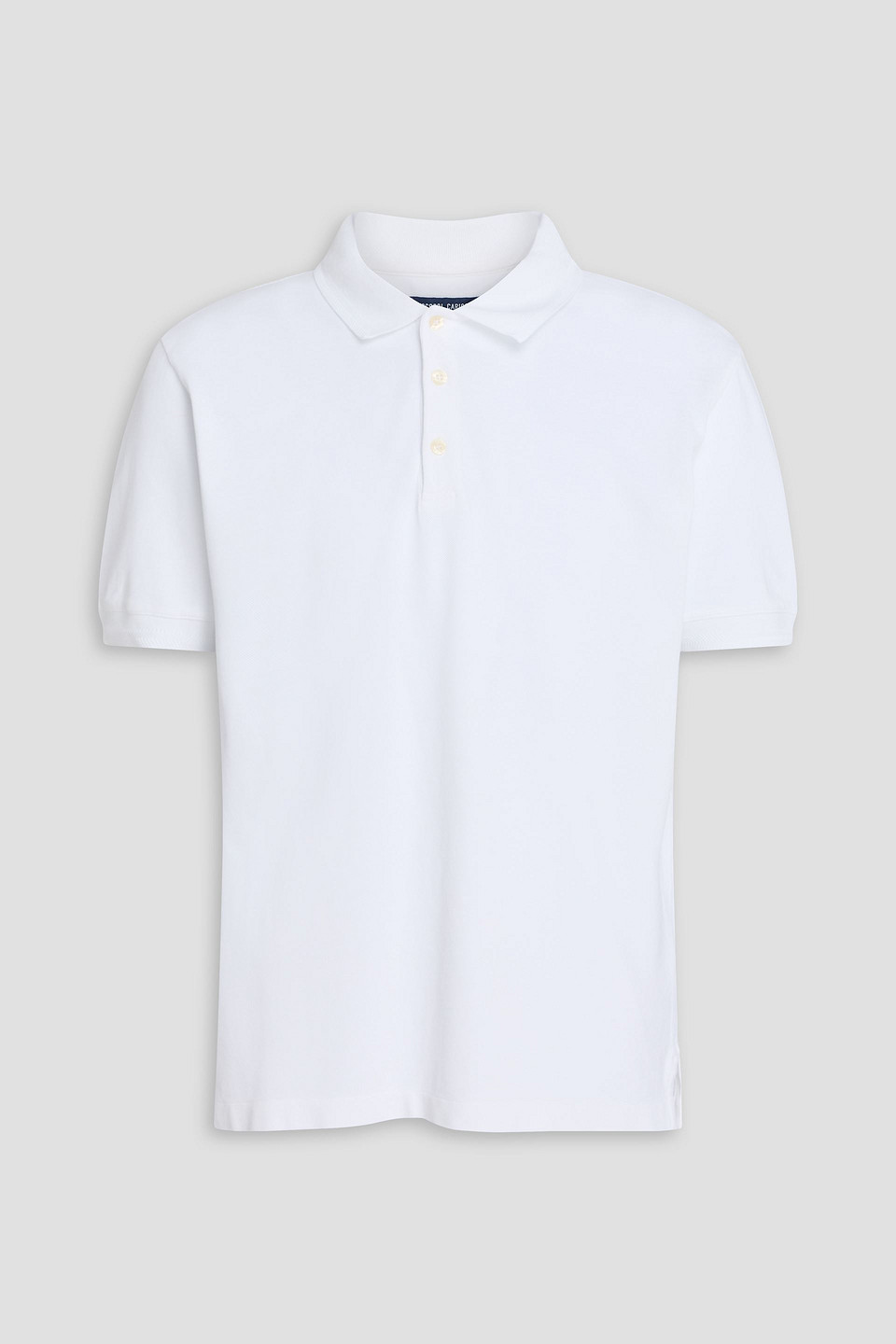 frescobol carioca - horacio cotton-piqué polo shirt - white - xl