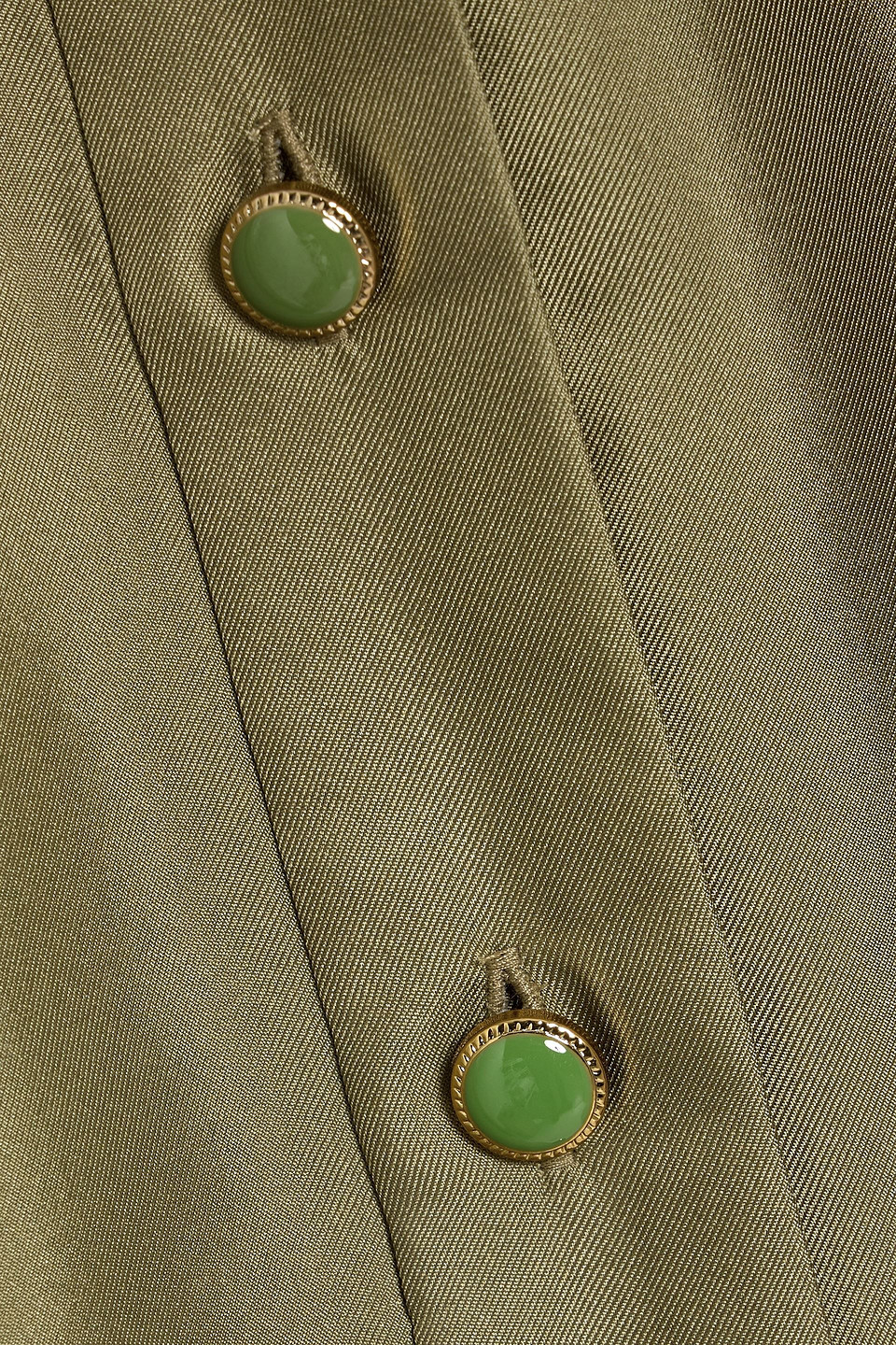 Zimmermann Pussy-bow Silk-twill Blouse In Green