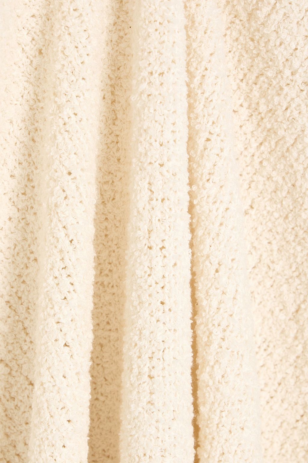 THEORY Bouclé-knit cotton-blend midi dress