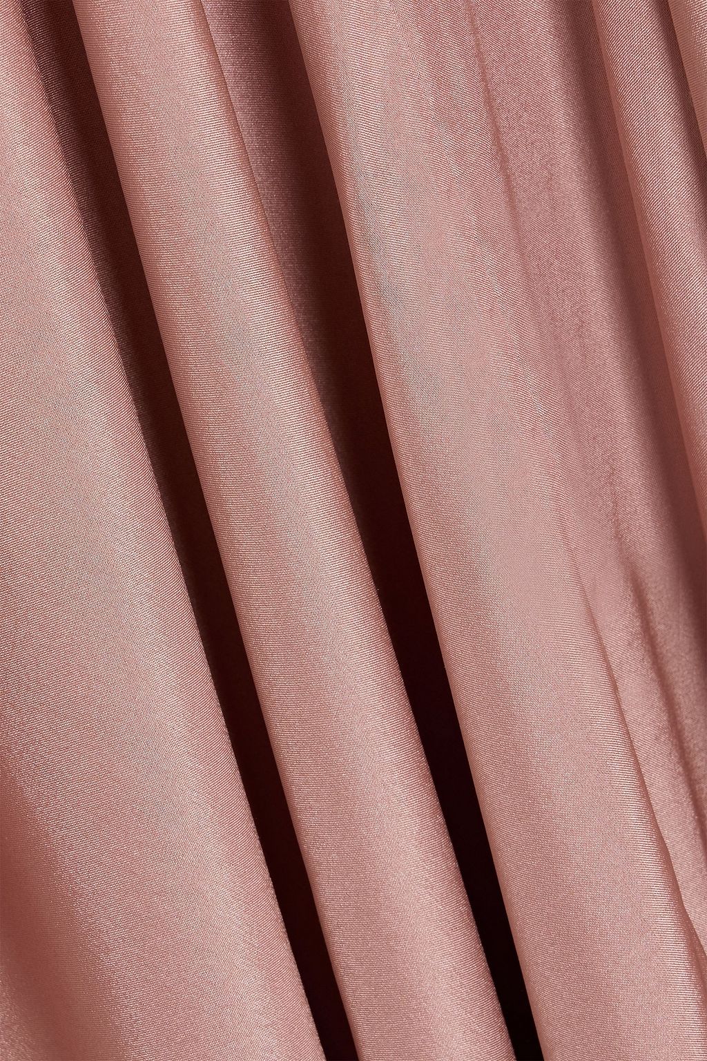 MICHELLE MASON Draped silk-satin wrap gown