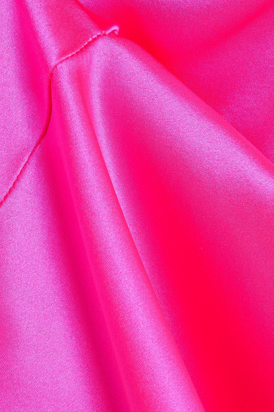 Michelle Mason Draped Silk-satin Camisole In Pink