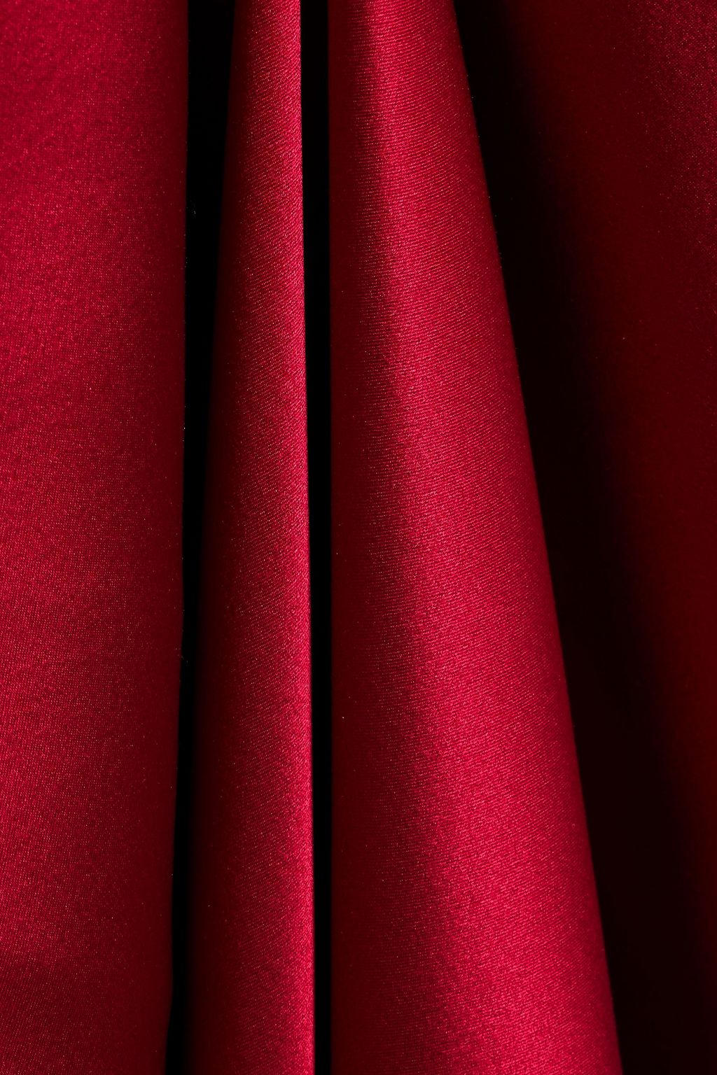 MICHELLE MASON Draped silk-satin gown