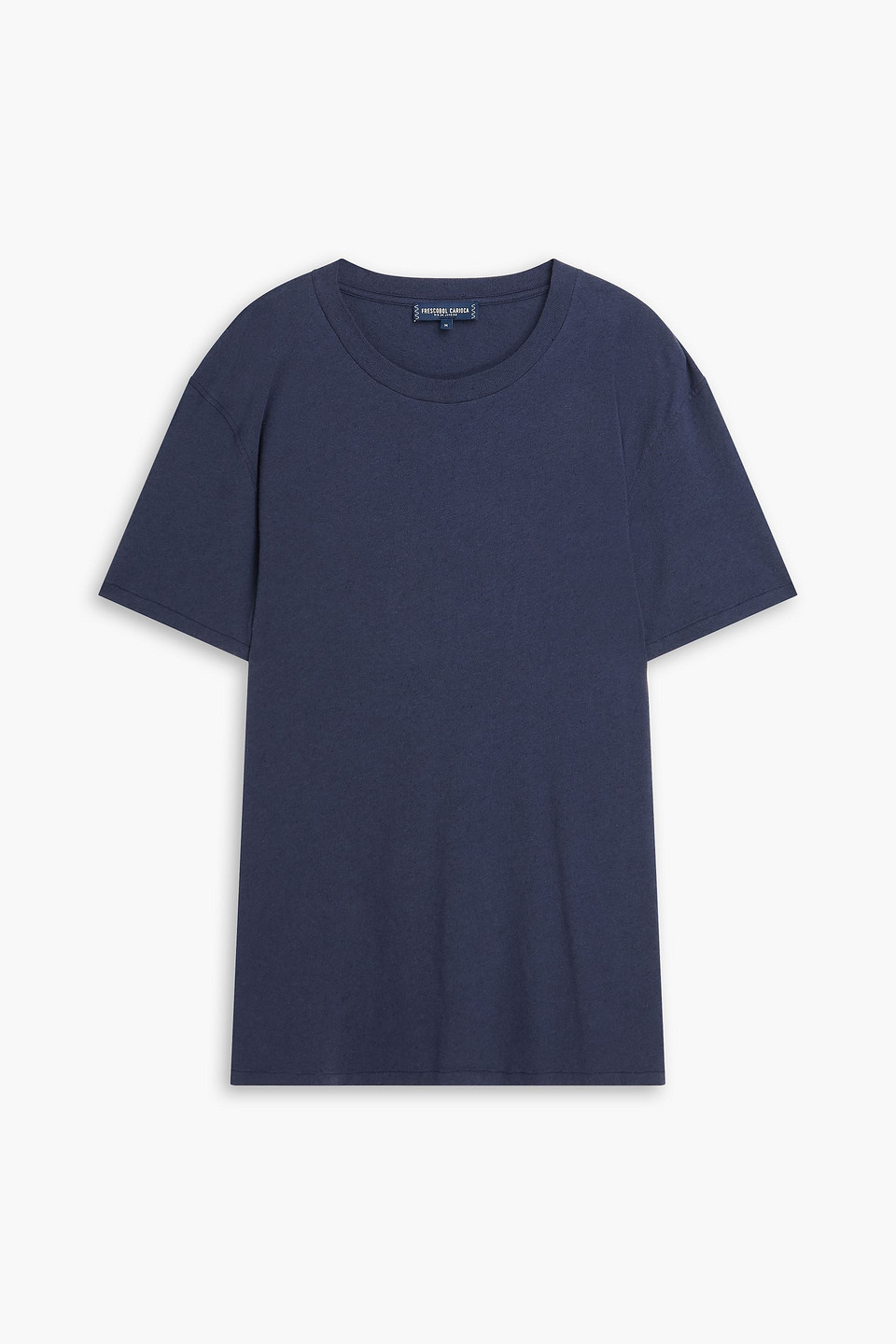 frescobol carioca - lucio cotton and linen-blend jersey t-shirt - blue - xxl