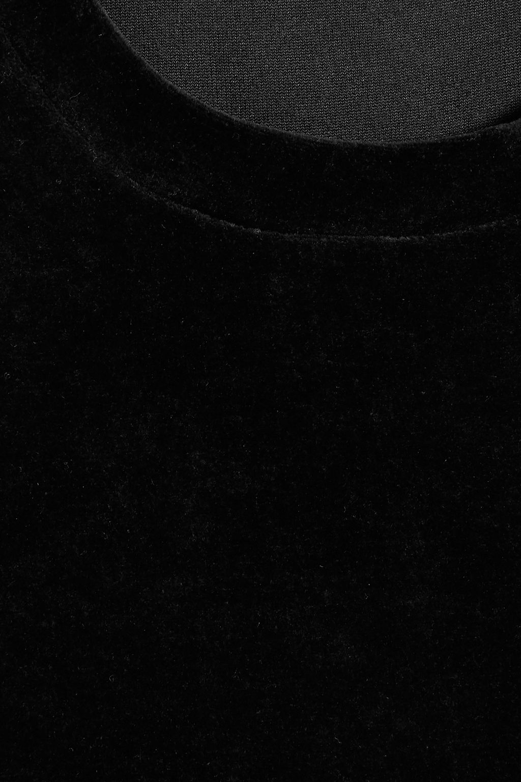 THEORY Cotton-blend velvet T-shirt