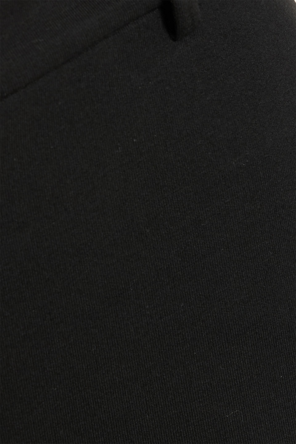 Theory Treeca Cropped Ponte Slim-leg Pants In Black