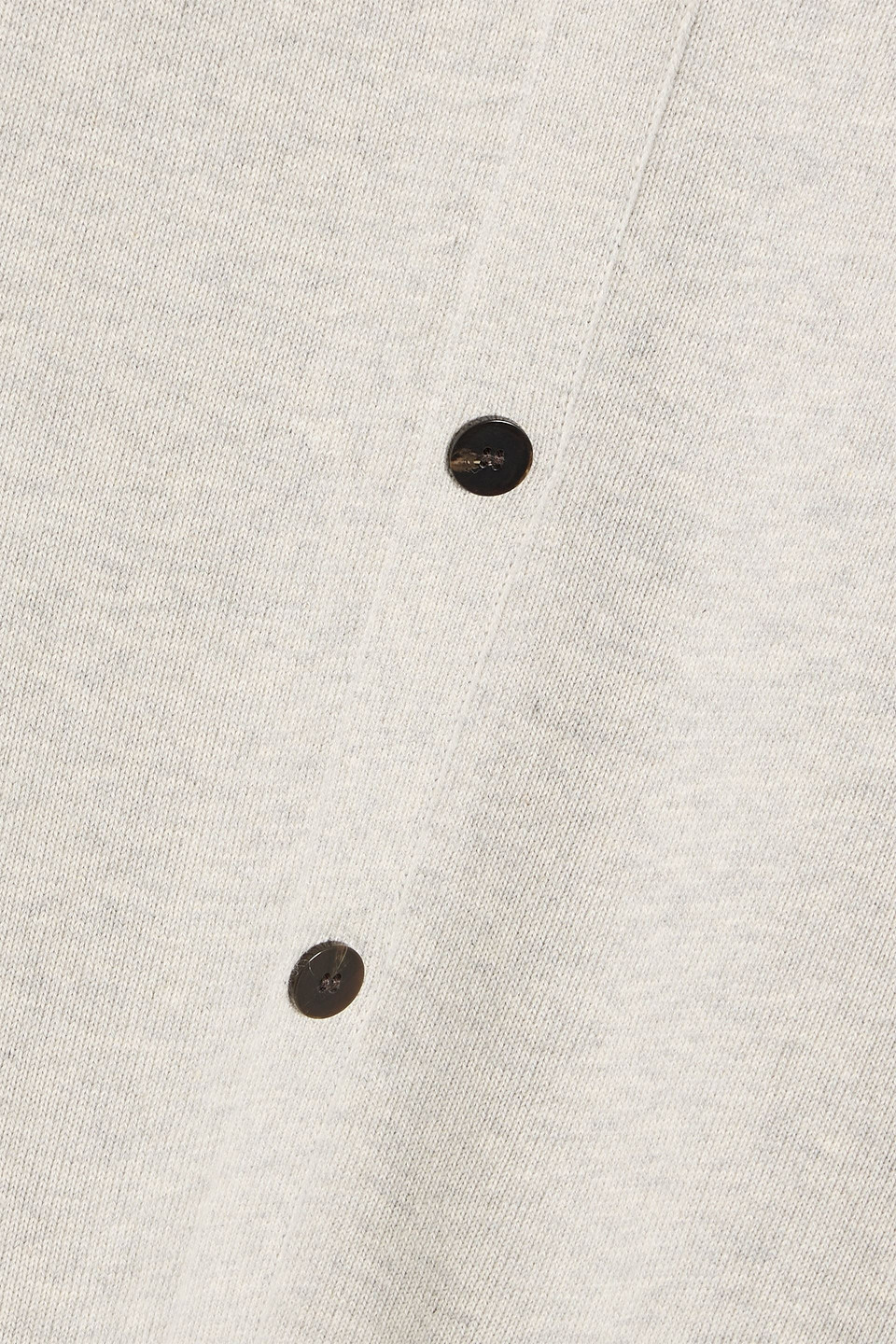 Theory Cotton And Cashmere-blend Cardigan In Gray