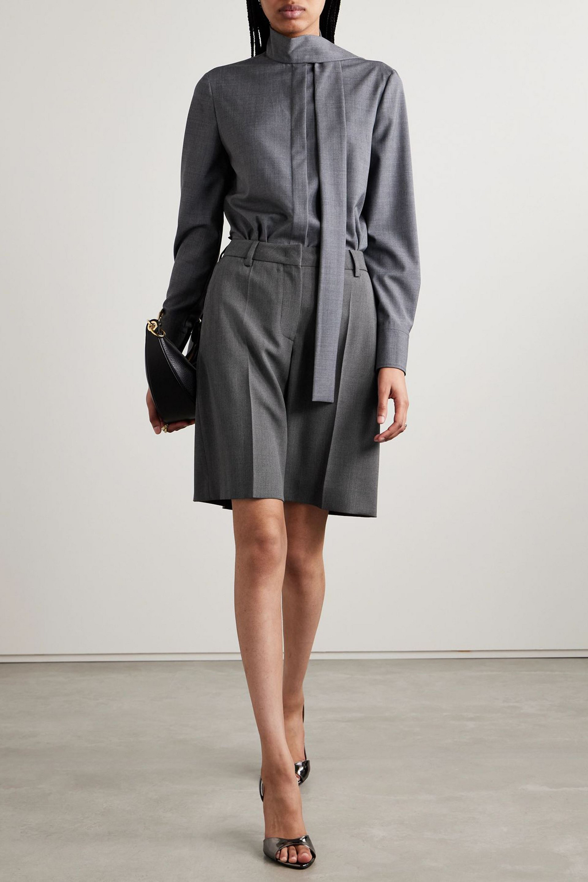 Valentino Garavani Wool-blend shorts