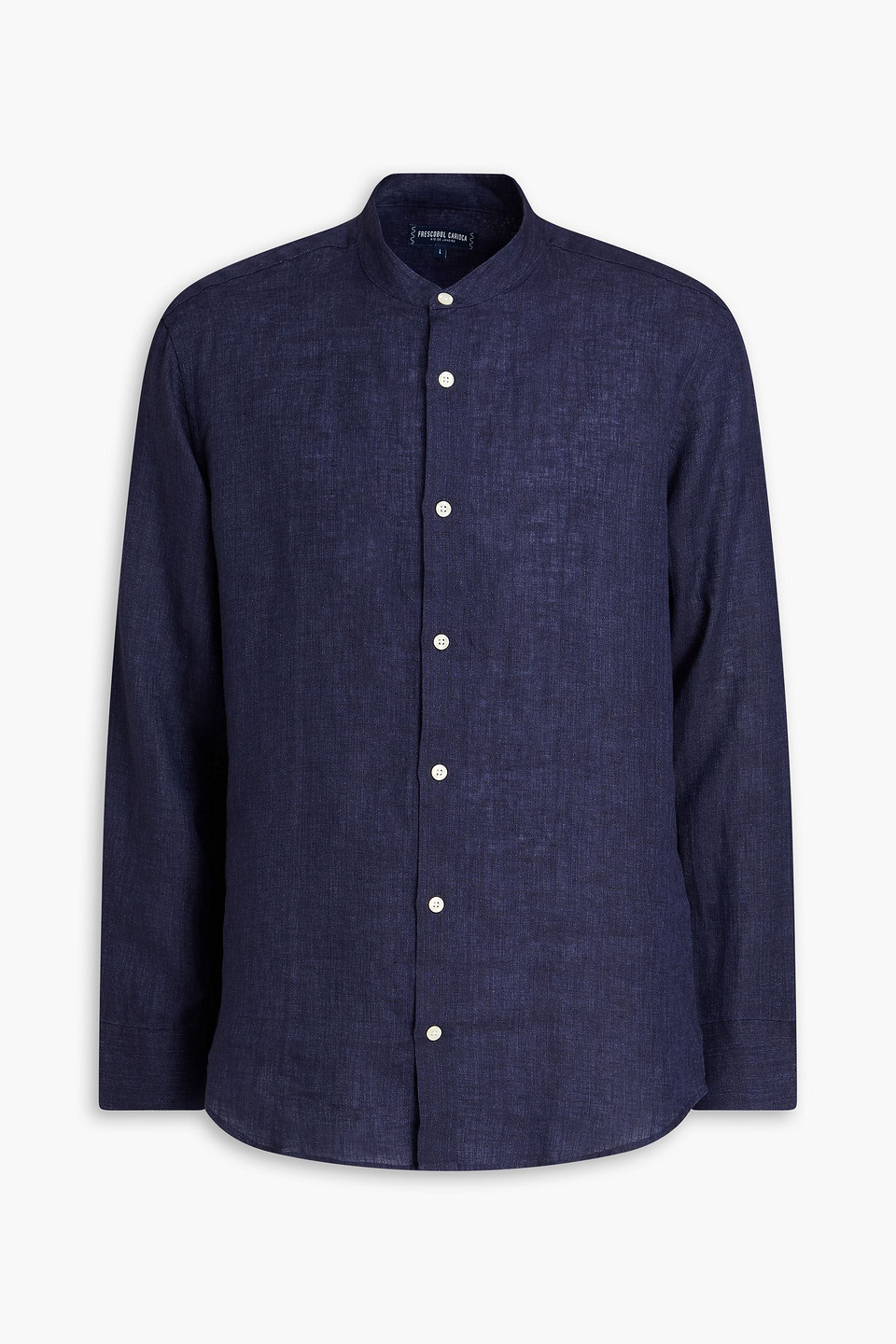 frescobol carioca - jorge linen shirt - blue - xxl