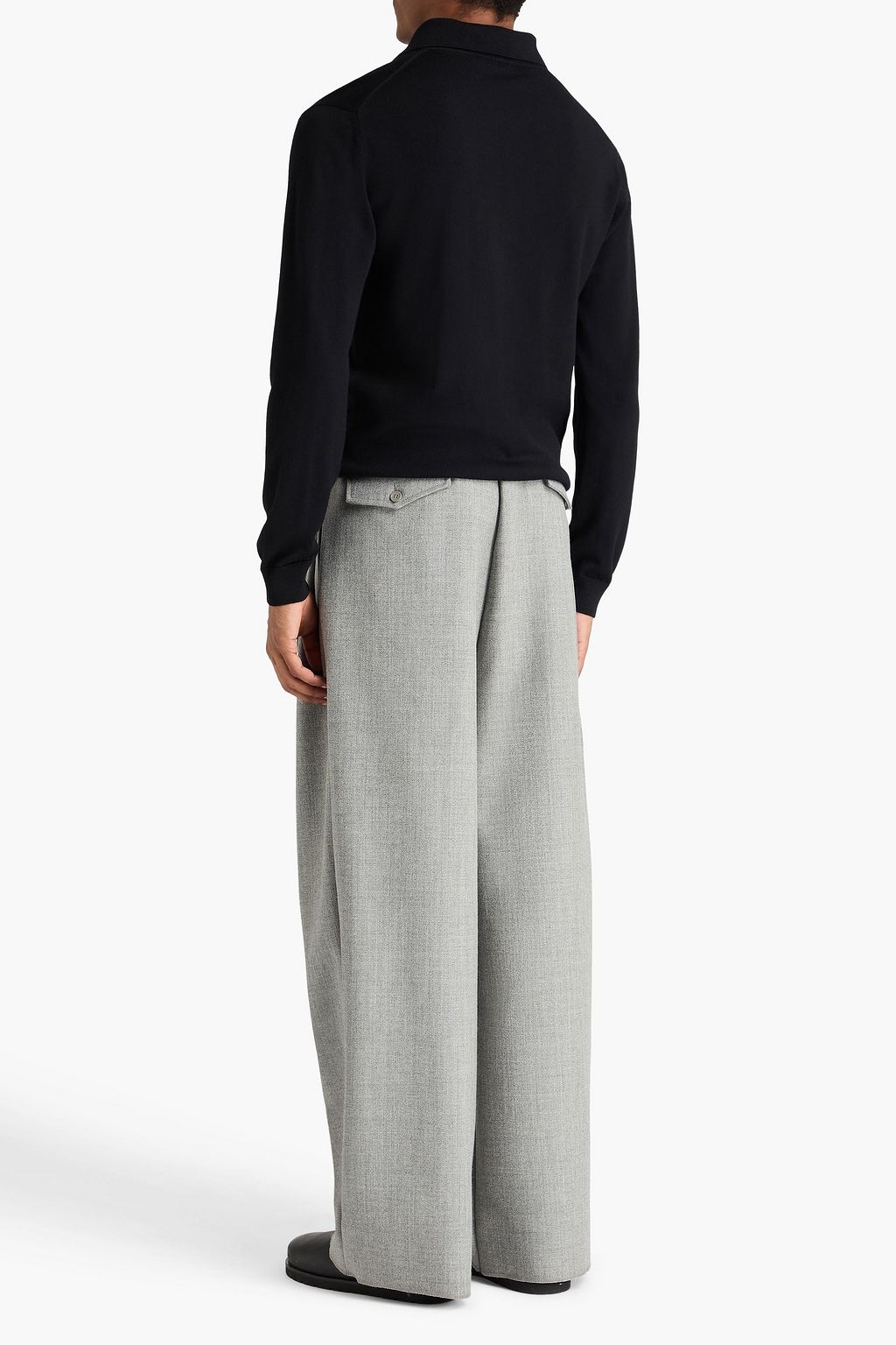 FRESCOBOL CARIOCA Felix merino wool polo sweater