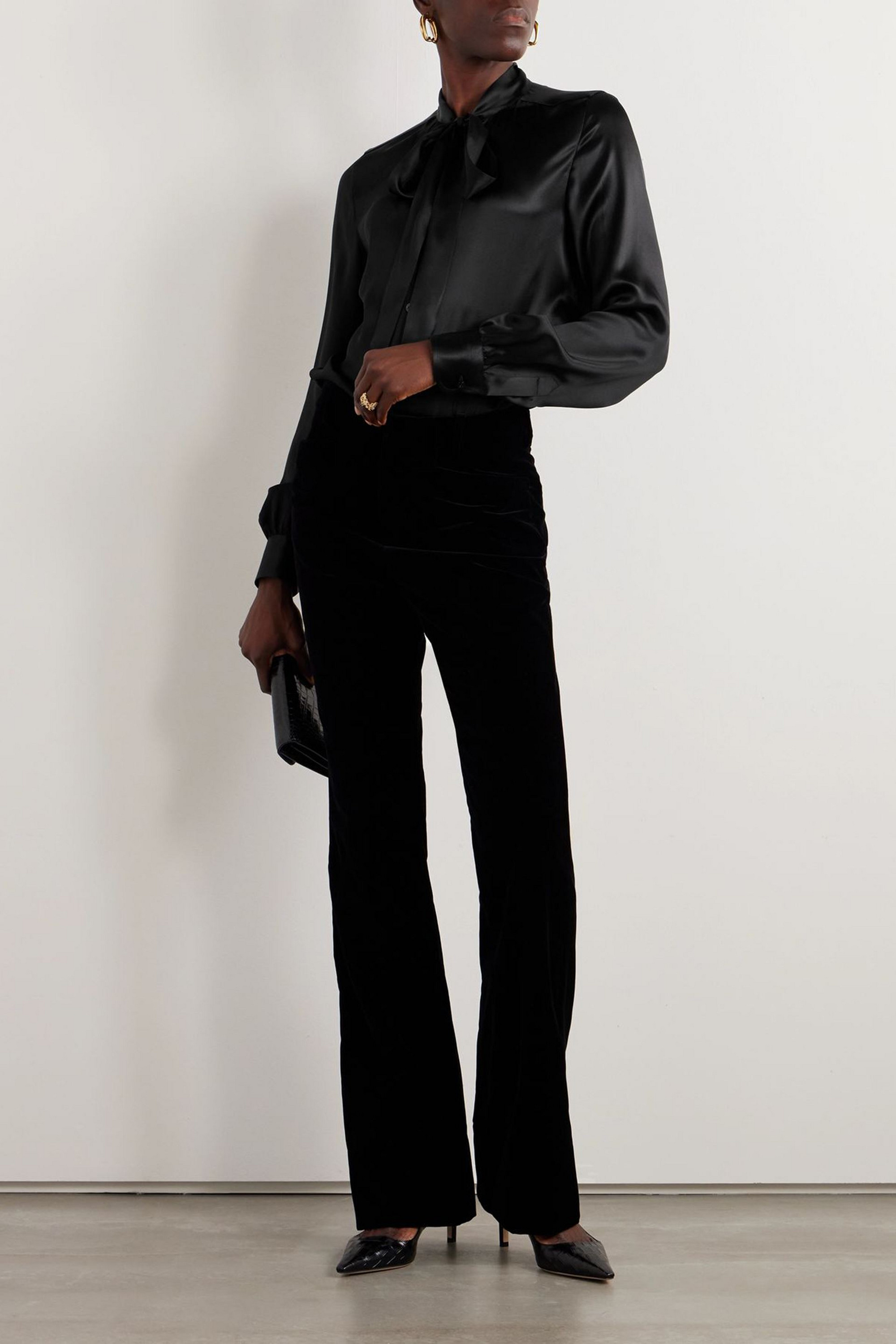 Tom Ford Pussy-bow silk shirt