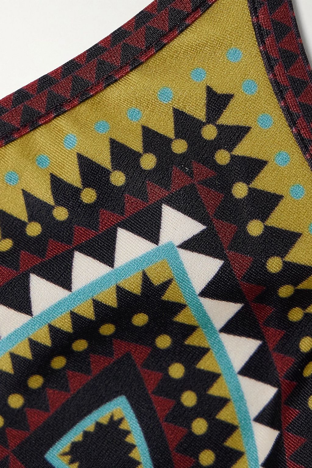 LA DOUBLEJ توب بيكيني مثلث الشكل بطبعات