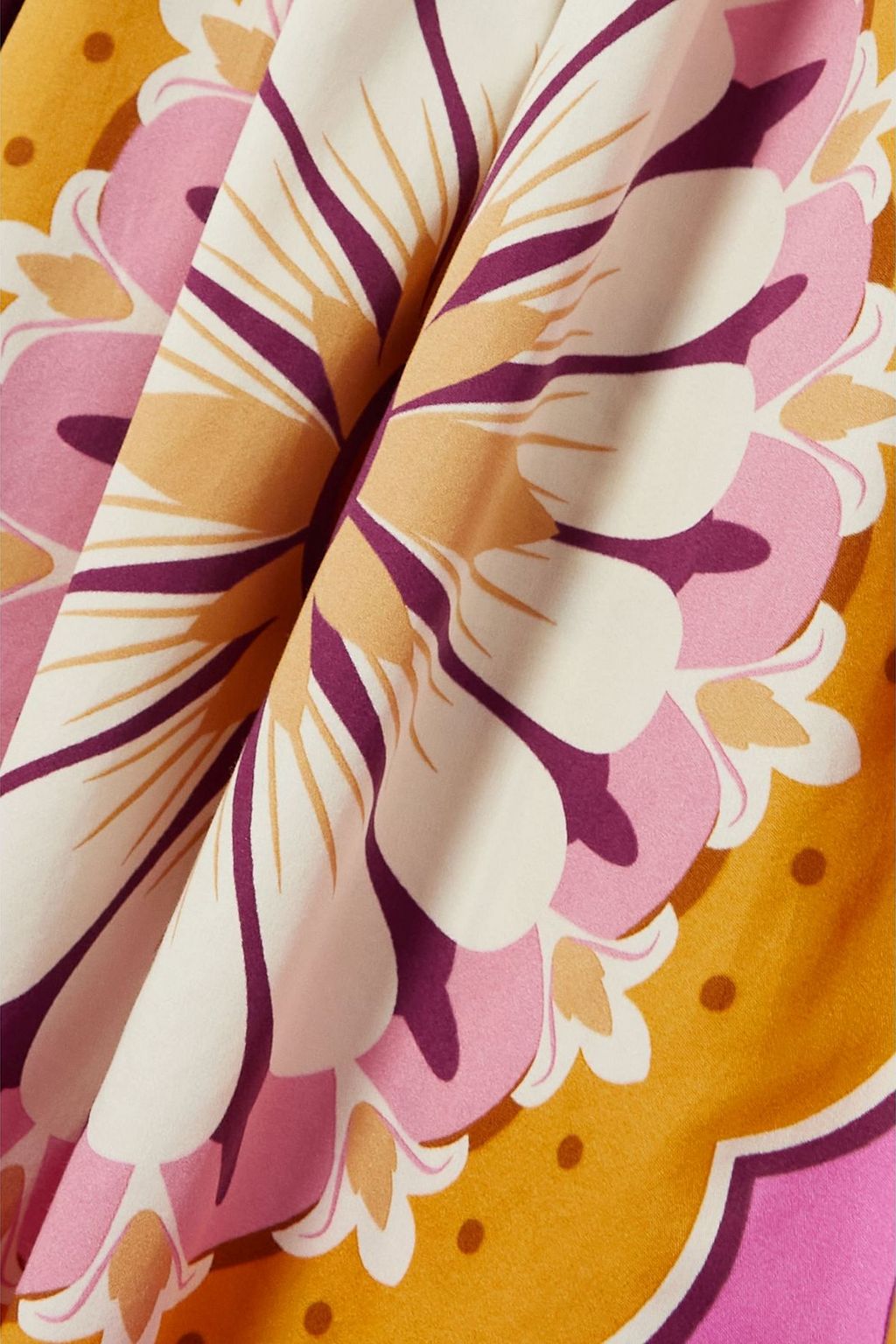 LA DOUBLEJ Margherita floral-print cotton-poplin mini dress