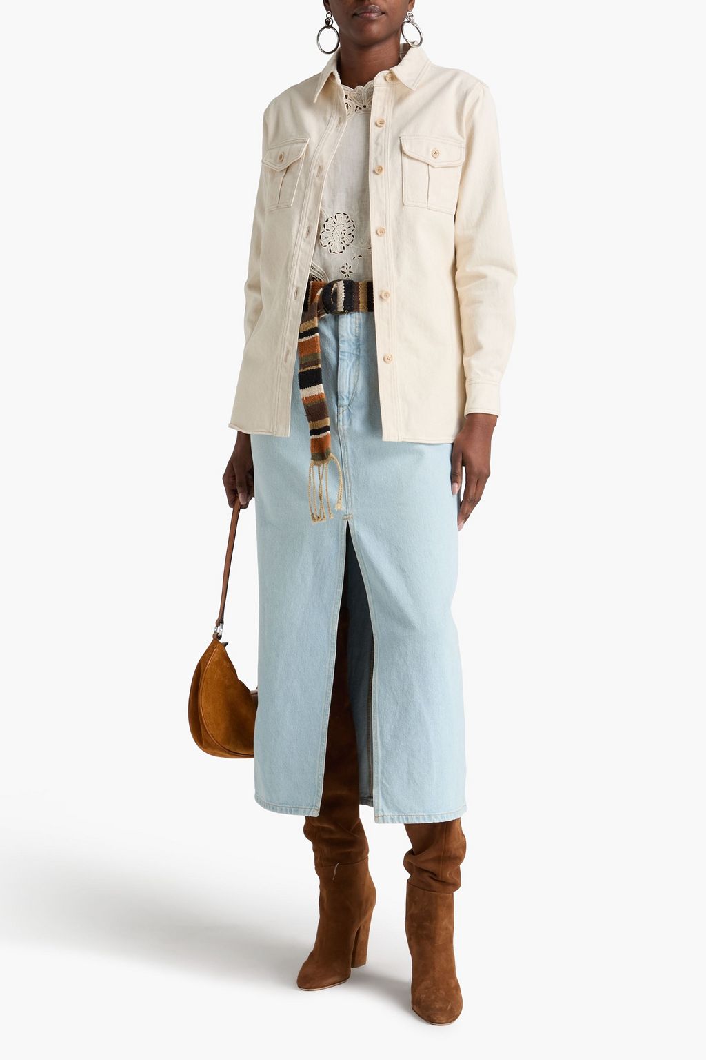 ISABEL MARANT Eden cotton-twill shirt