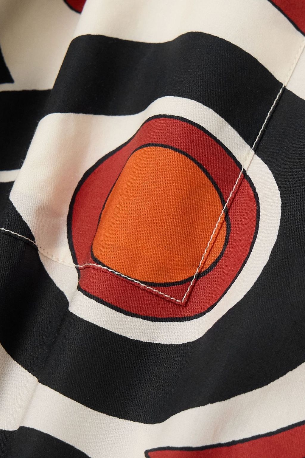 LA DOUBLEJ Better Than Your Boyfriend's printed cotton-poplin shirt