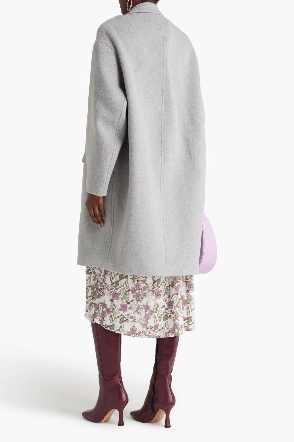 ISABEL MARANT Double-breasted wool-blend felt coat