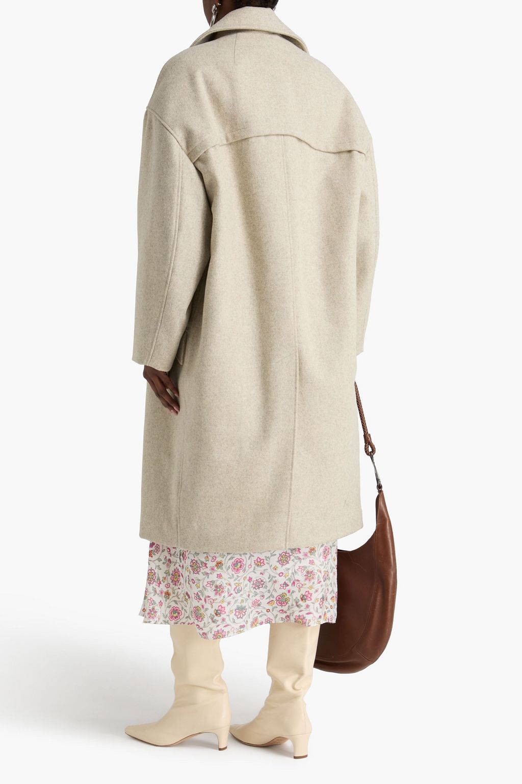 ISABEL MARANT Fabiola double-breasted wool-felt coat