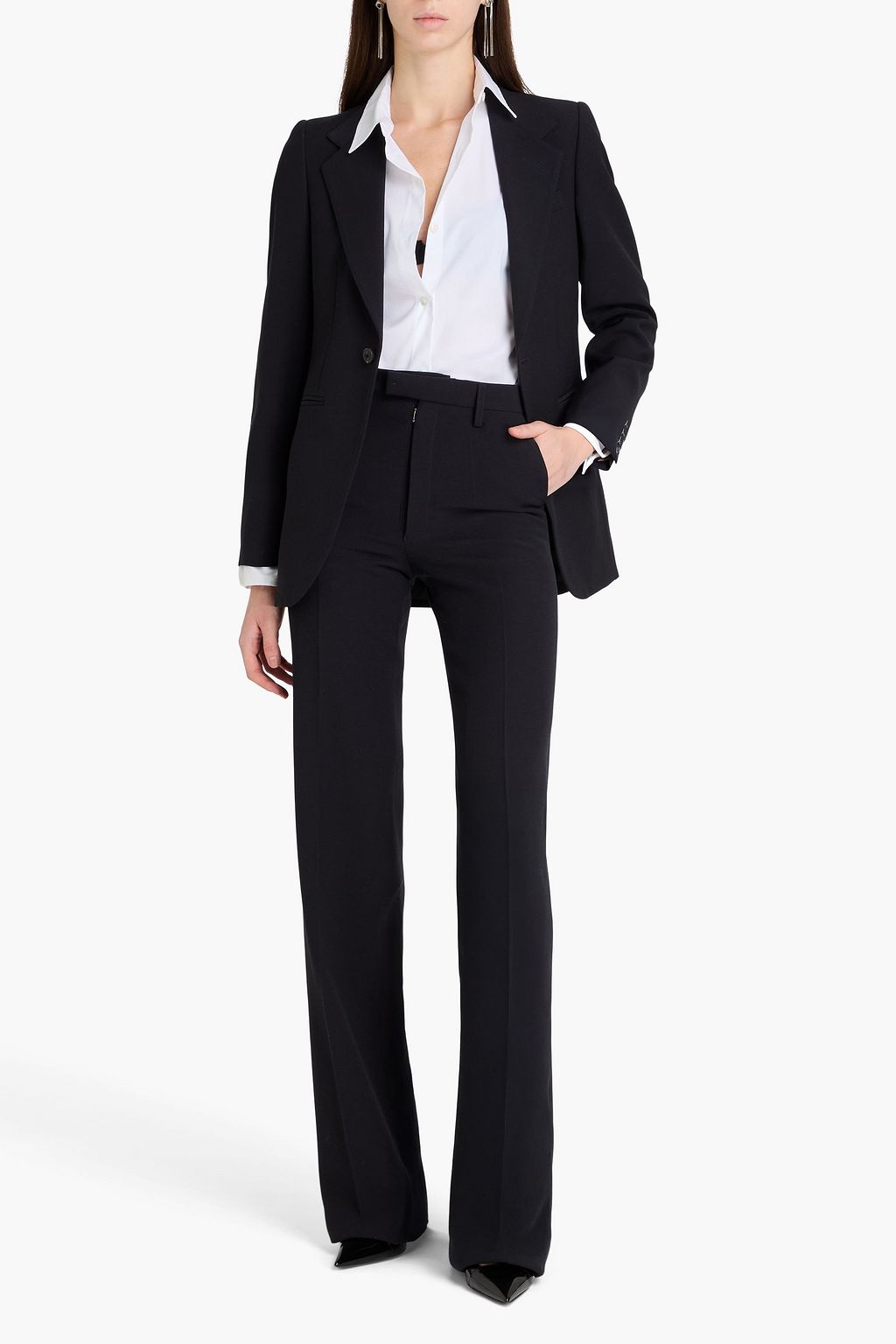 MAISON MARGIELA بدلة غران دو بودر من مزيج الصوف