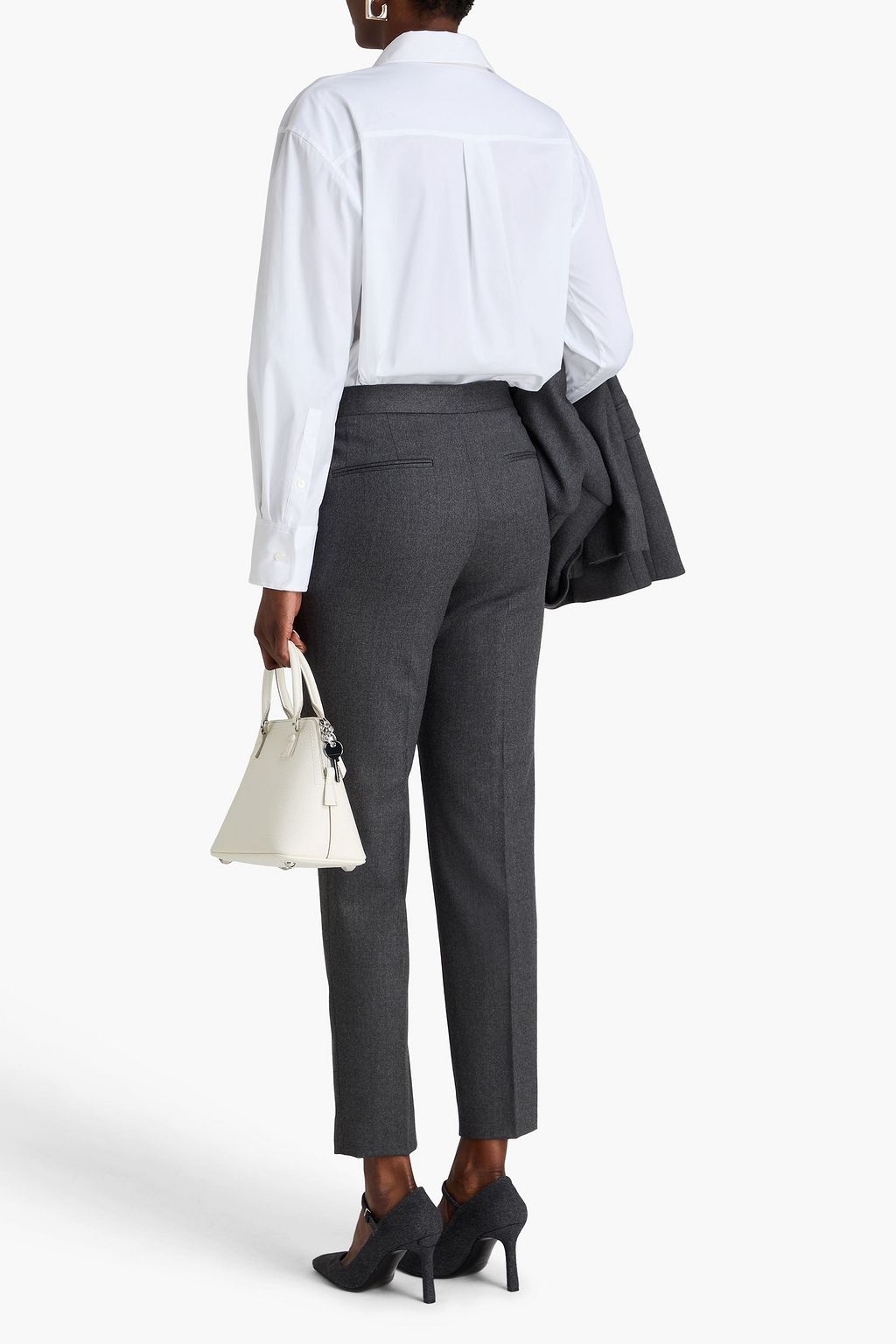 WARDROBE.NYC Wool-blend slim-leg pants