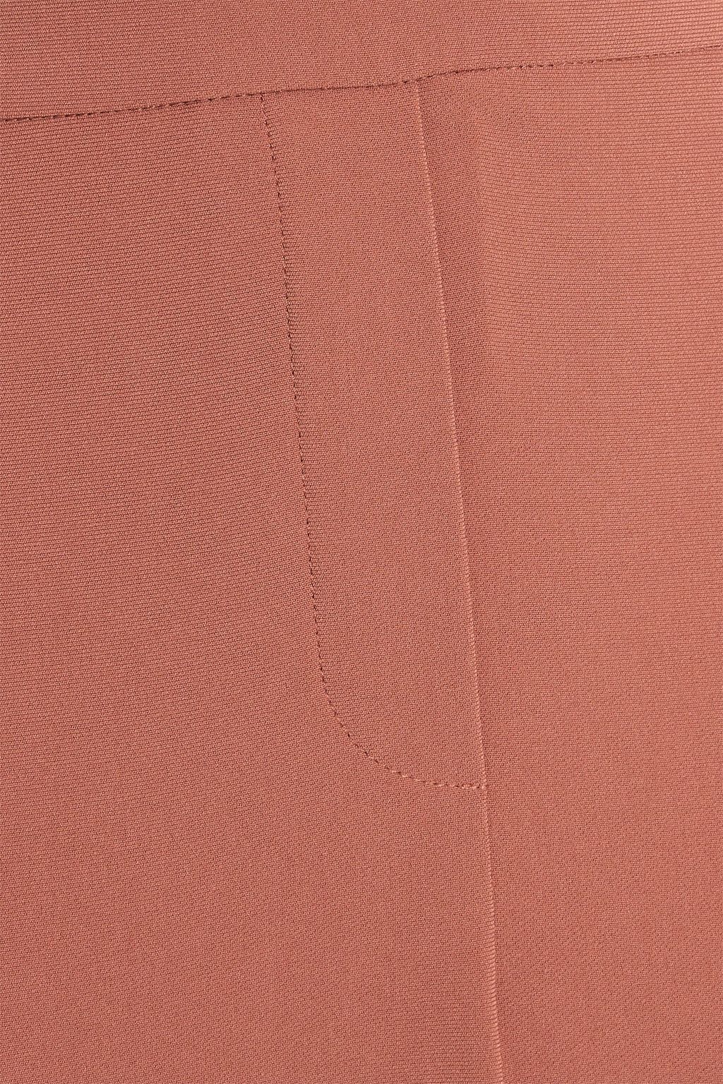 THEORY Treeca cropped crepe straight-leg pants