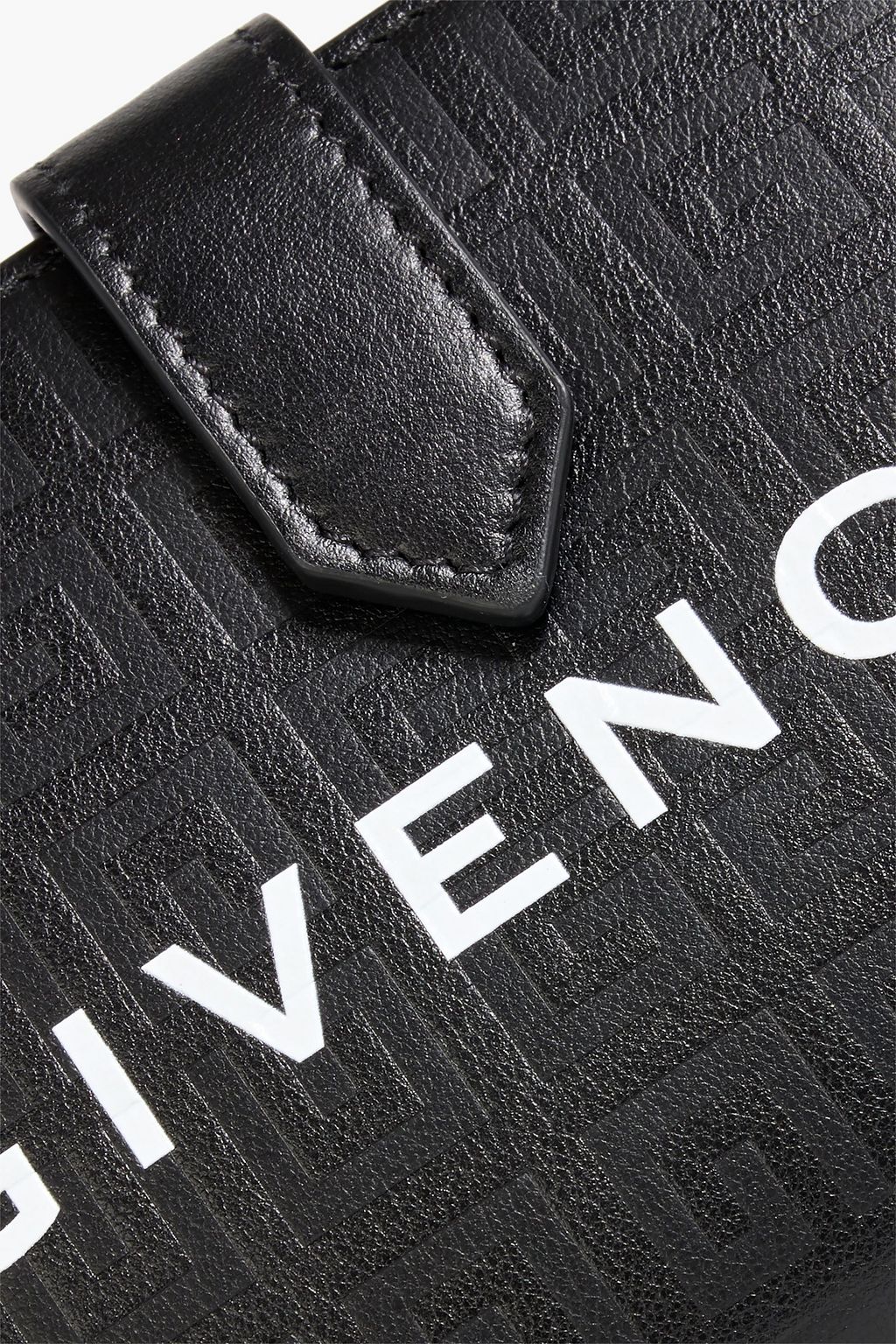GIVENCHY G-Cut embossed printed leather wallet