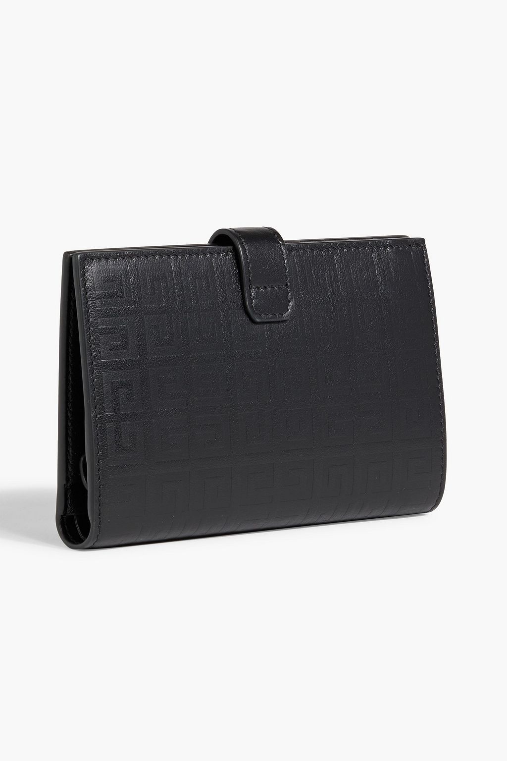 GIVENCHY G-Cut embossed printed leather wallet