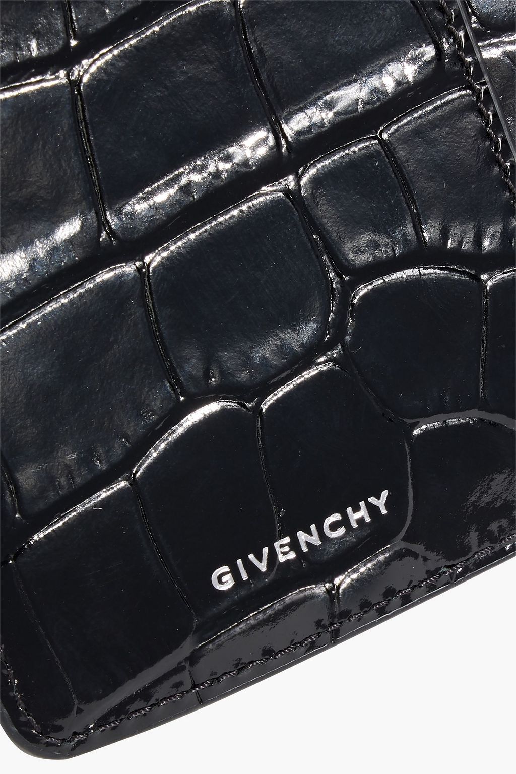 GIVENCHY Voyou croc-effect leather cardholder