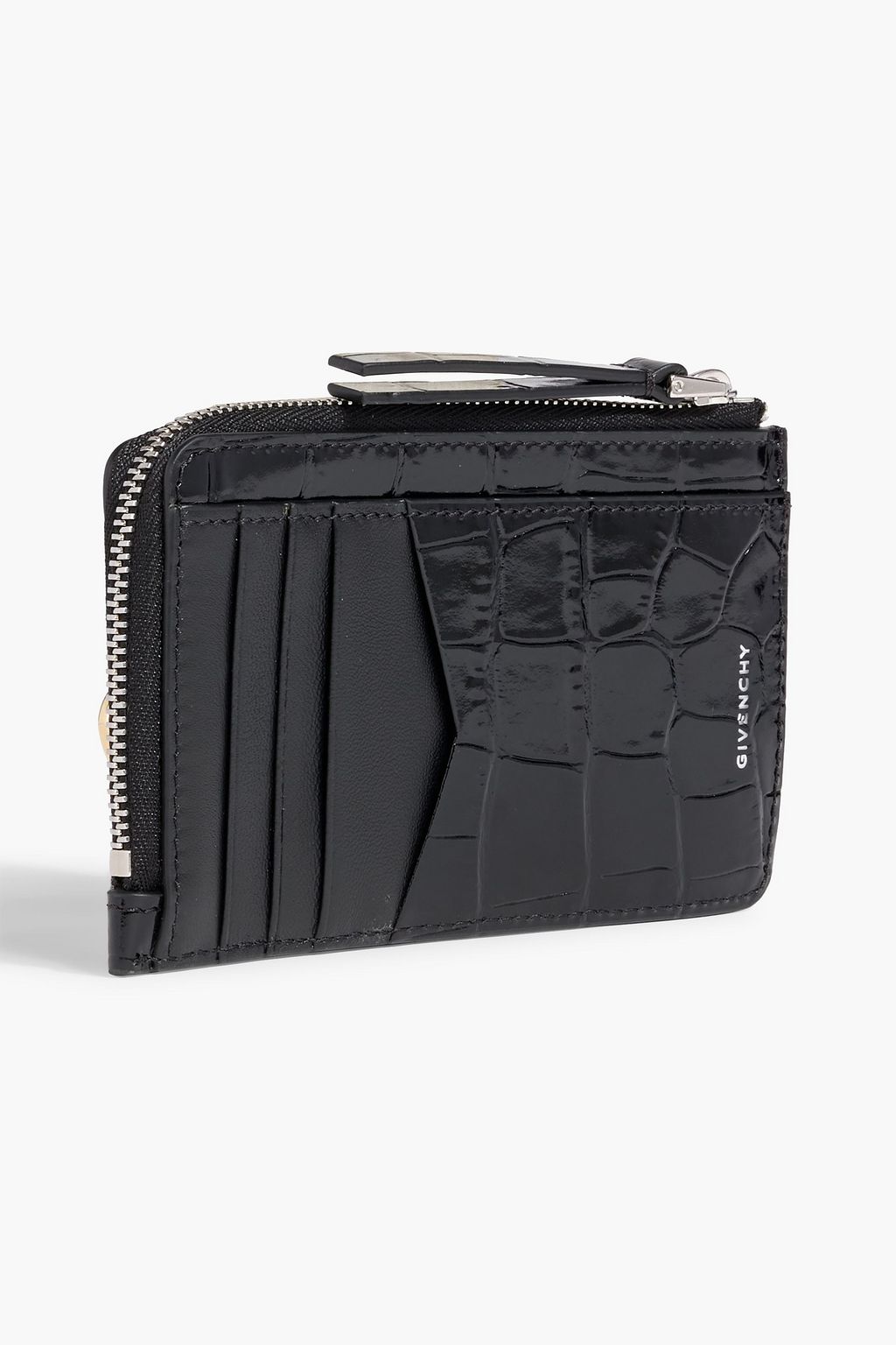 GIVENCHY Voyou croc-effect leather cardholder