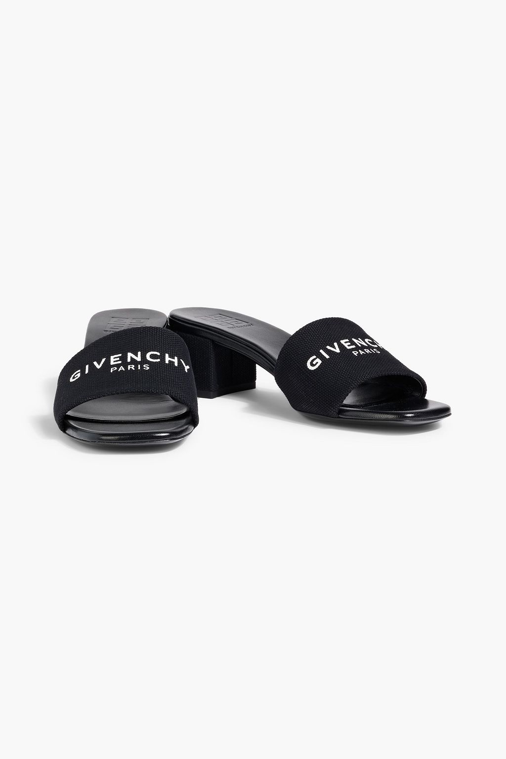 GIVENCHY 4G printed canvas mules