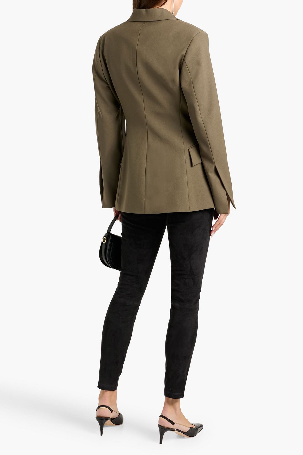 THEORY Adbelle suede leggings