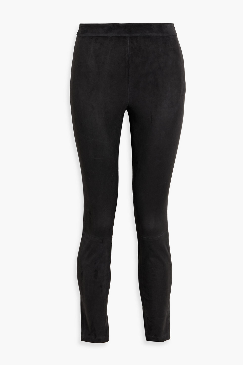 Theory Adbelle Suede Leggings In Black