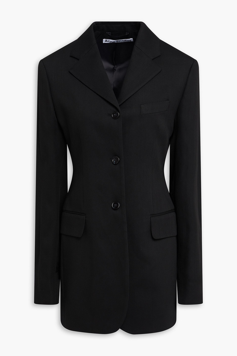Acne Studios Wool-blend Blazer In Black