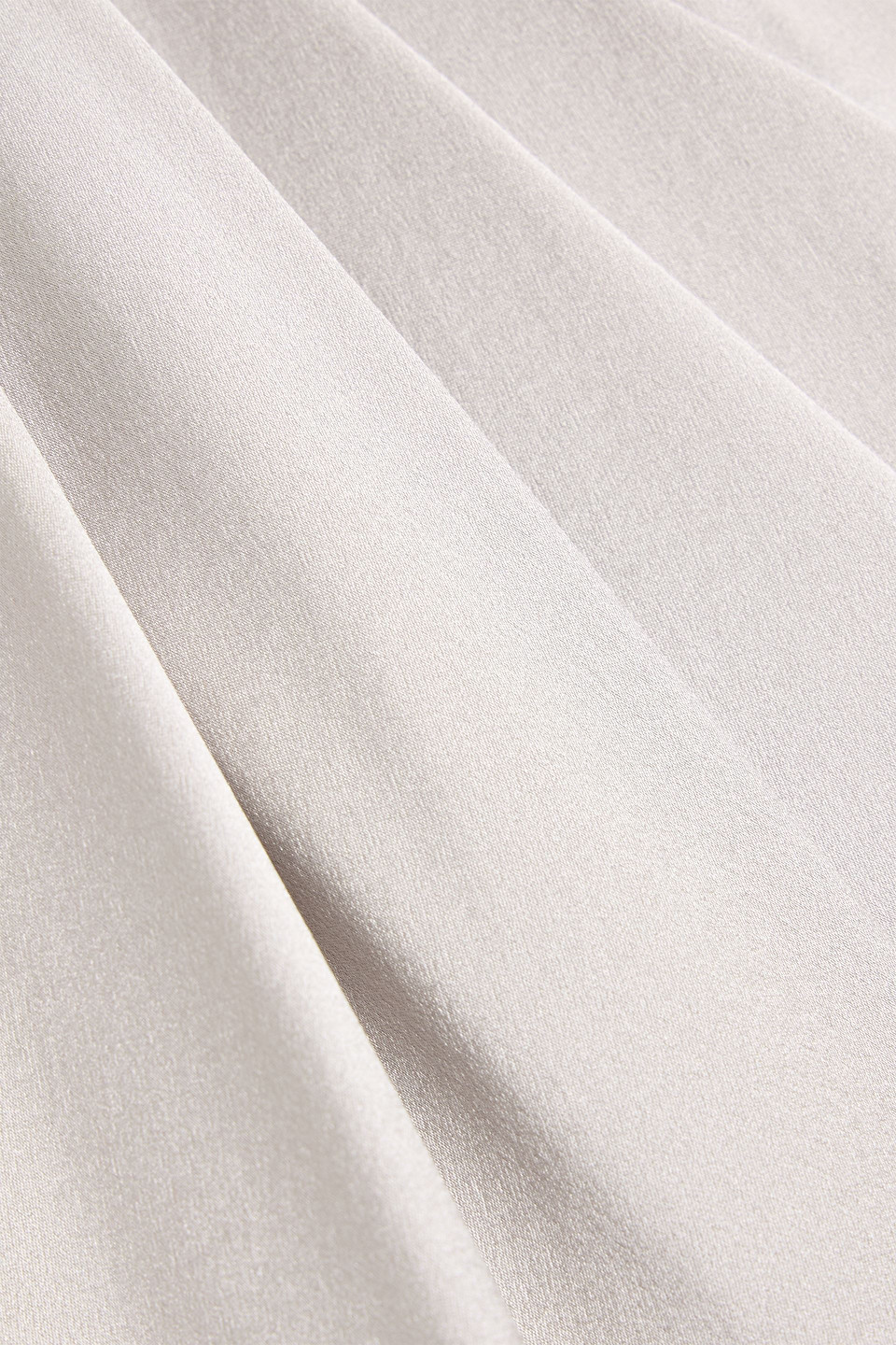 Michelle Mason One-shoulder Draped Silk-satin Top In Animal Print